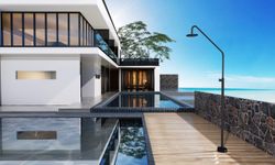 Grifería de piscina Alaska negro mate acero inoxidable S.316