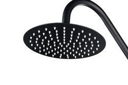 Grifería de piscina Alaska negro mate acero inoxidable S.316