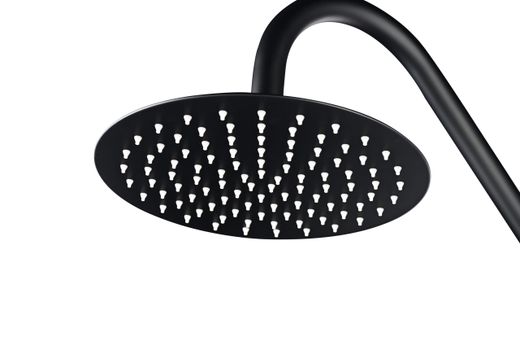 Grifería de piscina Alaska negro mate acero inoxidable S.316