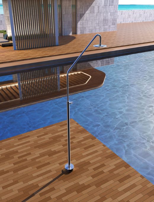 Grifería de piscina Colorado acero inoxidable S.316 temporizada 15 s