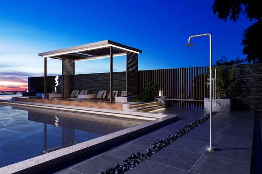 Grifería de piscina Florida acero inoxidable S.316 con teleducha