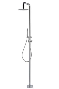 Grifería de piscina Florida acero inoxidable S.316 con teleducha