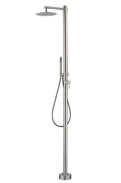 Grifería de piscina Kansas acero inoxidable S.316 con teleducha