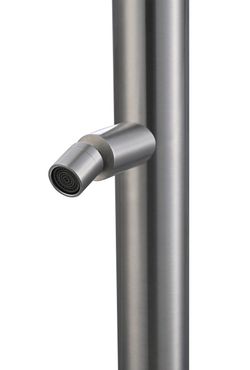 Grifería de piscina Michigan acero inoxidable S.316 con lavapiés