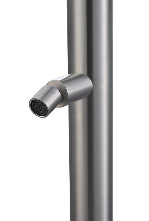 Grifería de piscina Michigan acero inoxidable S.316 con lavapiés