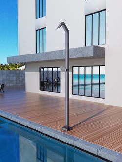 Grifería de piscina Niagara gris cobalto acero inoxidable S.316