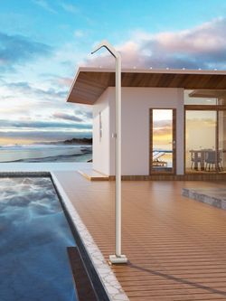 Grifería de piscina Niagara moka acero inoxidable S.316