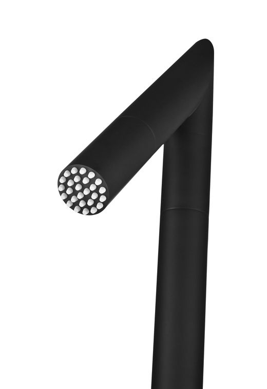 Grifería de piscina Oklahoma negro mate acero inoxidable S.316