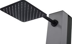 Grifería de piscina Phoenix gris cobalto acero inoxidable S.316 con depósito 38,8 L