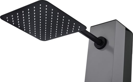 Grifería de piscina Phoenix gris cobalto acero inoxidable S.316 con depósito 38,8 L