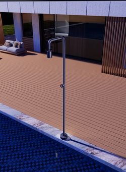 Grifería de piscina Pool azul océano acero inoxidable S.316