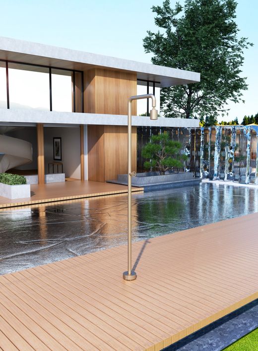 Grifería de piscina Pool moka acero inoxidable S.316