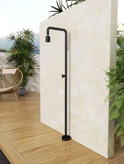 Grifería de piscina Pool negro mate acero inoxidable S.316