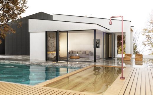 Grifería de piscina Pool rosa coral acero inoxidable S.316