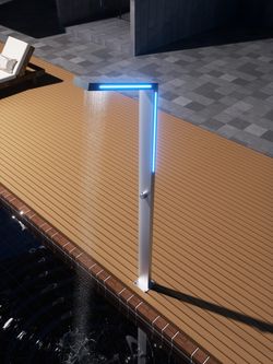 Grifería de piscina Sense LED Light acero inoxidable S.316