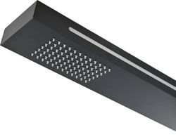 Grifería de piscina Sense LED Light negro mate acero inoxidable S.316