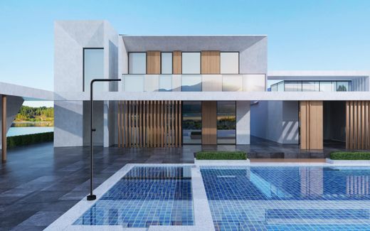 Grifería de piscina Texas negro mate acero inoxidable S.316