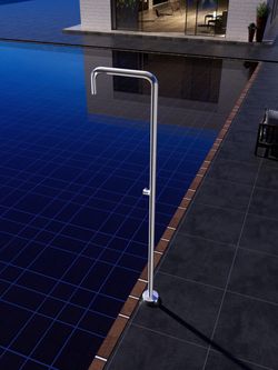 Grifería de piscina Utah acero inoxidable S.316