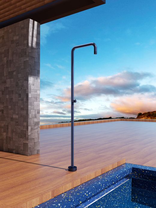 Grifería de piscina Utah azul océano acero inoxidable S.316