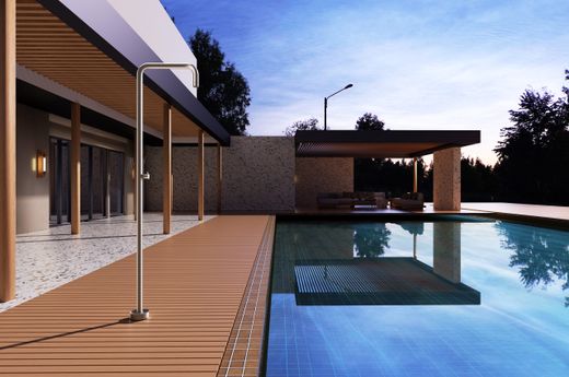 Grifería de piscina Utah moka acero inoxidable S.316