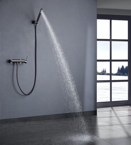 Monza svart pistol metall engrepps duschblandare BDM039-5BGM Imex