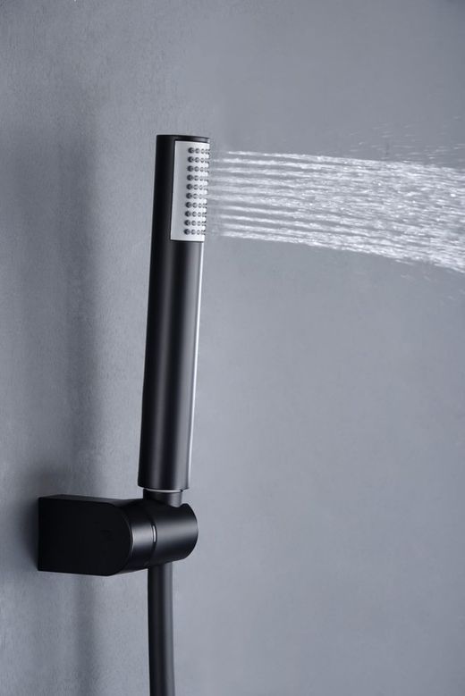 Grifería ducha monomando Monza negro mate BDM039-5NG Imex