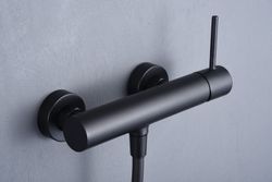 Grifería ducha monomando Monza negro mate BDM039-5NG Imex