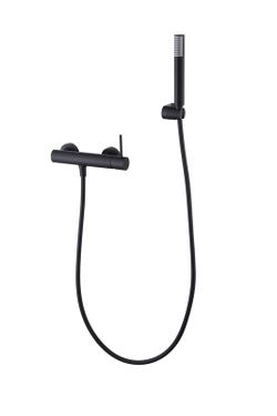 Grifería ducha monomando Monza negro mate BDM039-5NG Imex
