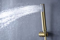 Grifería ducha monomando Monza oro cepillado BDM039-5OC Imex