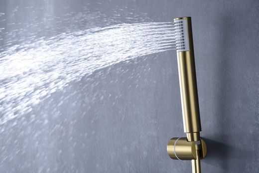 Grifería ducha monomando Monza oro cepillado BDM039-5OC Imex