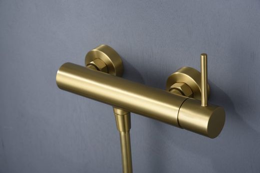 Grifería ducha monomando Monza oro cepillado BDM039-5OC Imex