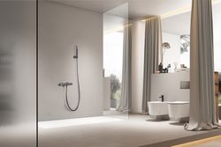 Termostatisk duschkran Genoa Svart pistolmetall BTG053-5BGM Imex