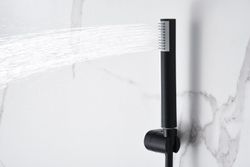 Thermostatic shower mixer Genova Matt black BTG053-5NG Imex