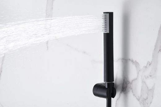 Thermostatic shower mixer Genova Matt black BTG053-5NG Imex