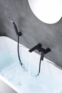 Grifo baño ducha fiyi negro BDF016-4NG Imex