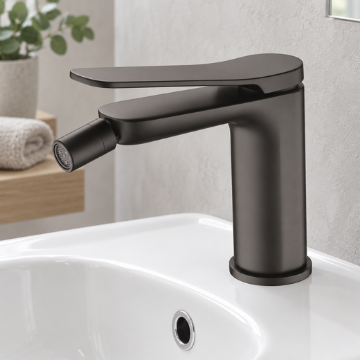 Denmark black bidet tap Imex