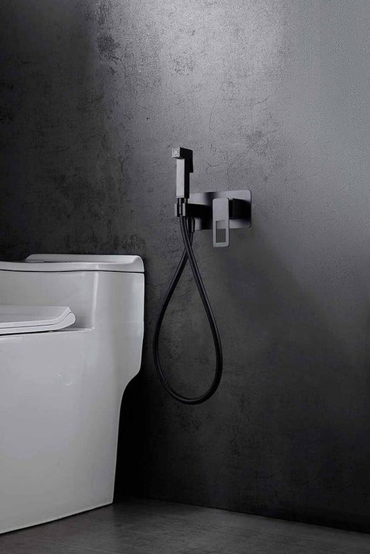 Imex Sweden svart inbyggd bidetkran