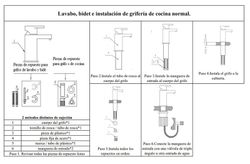 Fiji svart bidet tryck på Imex