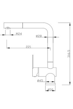 Griferia de cocina Atlanta Aquassent