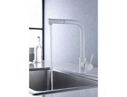 Grifo cocina monomando Malta blanco mate Ref.GCE006/BL Imex