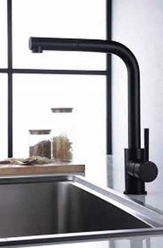 Malta rubinetto da cucina nero opaco Ref.GCE006 / NG Imex