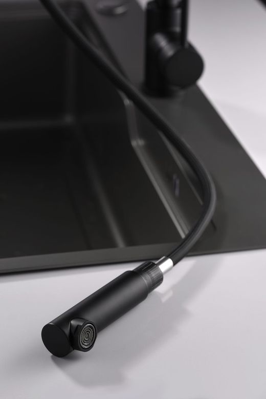 Malta rubinetto da cucina nero opaco Ref.GCE006 / NG Imex