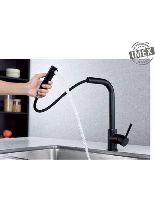 Malta rubinetto da cucina nero opaco Ref.GCE006 / NG Imex