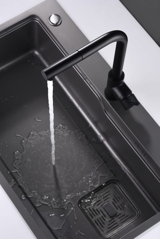 Malta rubinetto da cucina nero opaco Ref.GCE006 / NG Imex