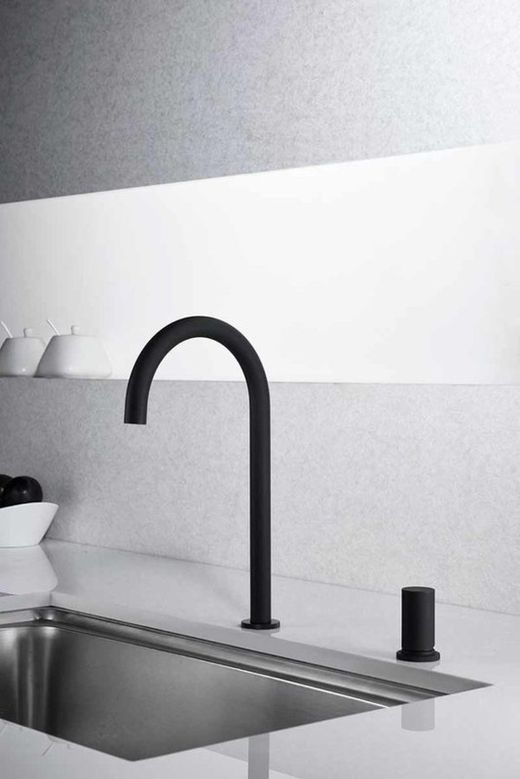 Grifería de cocina Manacor negro Ref.GCM001/NG Imex