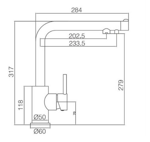 Grifo cocina osmosis Montecarlo Ref.GOS001 Imex