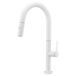 Grifo cocina extraible Samoa blanco mate Ref.GCE017/BL Imex