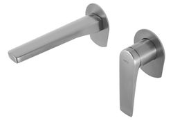 Grifo de lavabo empotrado monomando Delos Acero inox. S.316 GLD055/AC Imex