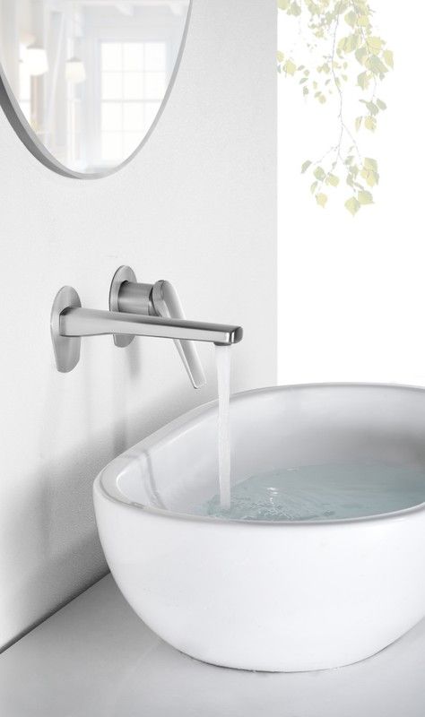 Grifo de lavabo empotrado monomando Delos Acero inox. S.316 GLD055/AC Imex