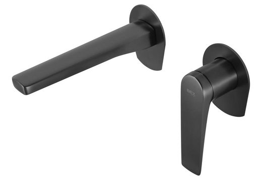 Delos ettgrepps inbyggd tvättställskran Mattsvart GLD055/NG Imex